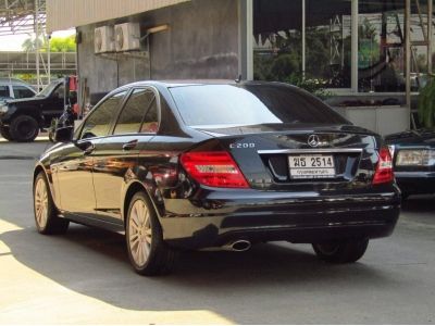 มือแรกออกห้าง ไม่มีอุบัติเหตุมาก่อน ภายในสวยมาก จัดได้เต็มฟรีดาวน์ได้2012 Mercedes-Benz C200 facelift  BlueEFFICIENCY 1.8 W204 AT สีดำ รูปที่ 11
